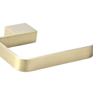 Aqua Brushed Brass Toilet Roll Holder