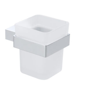 Aqua Chrome Tumbler & Cup Holder