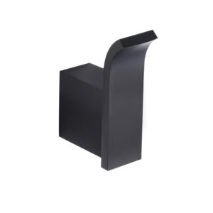 Aqua Matt Black Robe Hook