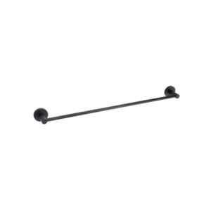 Ariel Matt Black Single Towel Rail