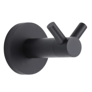 Ariel Matt Black Robe Hook