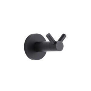 Ariel Matt Black Robe Hook