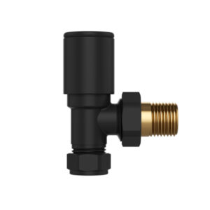 Angled Valve Black