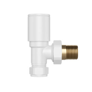 Angled Valve White