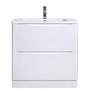 Hudson White 2 Drawer 500mm Floor Unit