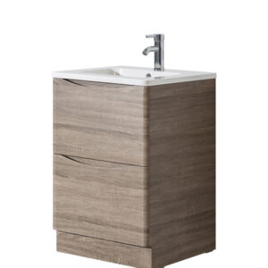 Hudson Oak 2 Drawer 600mm Floor Unit