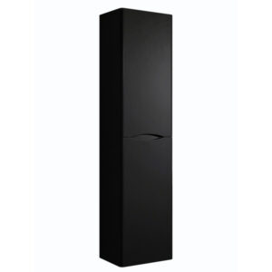 Hudson Tall Boy 2 Door Black Unit