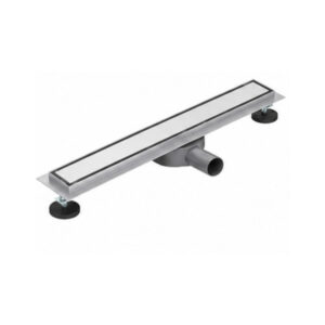 Linear Chrome Drain 600mm cw Adj Legs