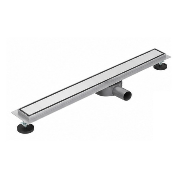 Linear Chrome Drain 800mm cw Adj Legs