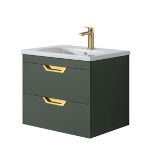 Luna Sage 2 Drawer 600mm Wall Unit