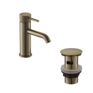 Ocean Brushed Brass Mini Mono Mixer