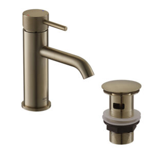 Ocean Brushed Brass Mono Mixer