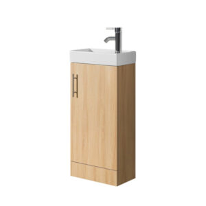 Oreo 400mm Oak Cloakroom