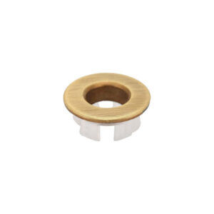 Brushed Brass Basin Overflow Ring