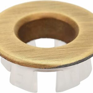 Brushed Brass Basin Overflow Ring