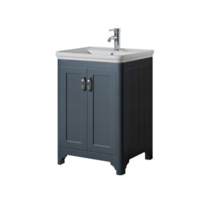 Oxford Dark Grey 2 Door 600mm Floor Unit