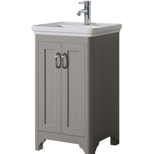 Oxford Light Grey 2 Door 600mm Floor Unit