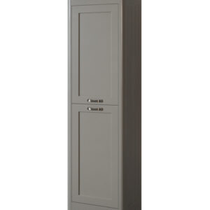Oxford 2 Door Light Grey Tall Boy Unit