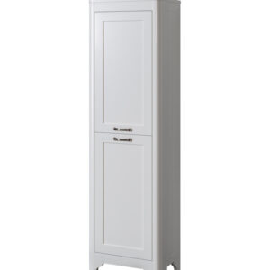 Oxford 2 Door White Tall Boy Unit