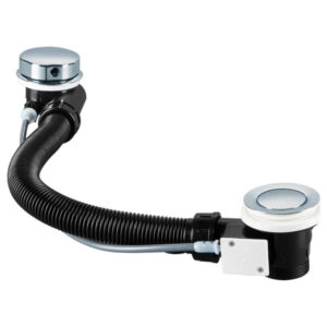 Chrome Pop Up Bath Waste + Overflow