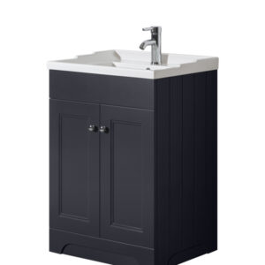 Rome Anthracite 2 Door 600mm Floor Unit