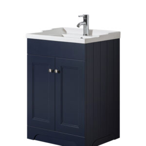 Rome Dark Blue 2 Door 600mm Floor Unit
