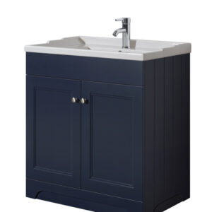 Rome Dark Blue 2 Door 800mm Floor Unit