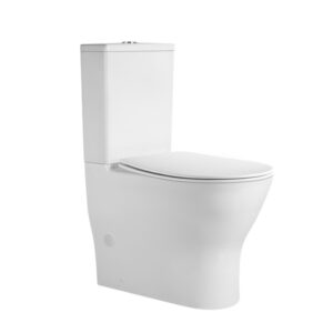 Turin Comfort Height BTW Rimless Toilet with Slimline Seat
