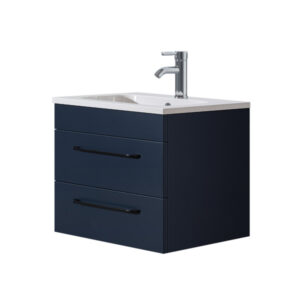 Siena Axel Blue 2 Drawer 600mm Wall Unit