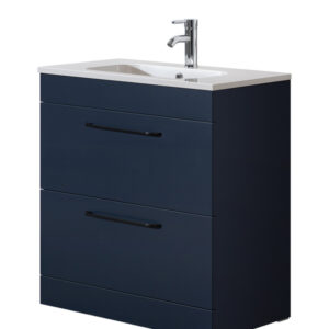 Siean Axel Blue 2 Drawer 800mm Floor Unit