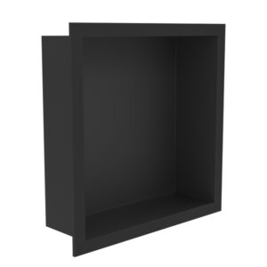 Shower Niche Black 300mm