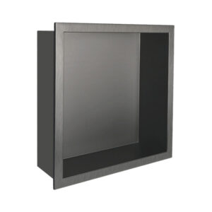Shower Niche Gun Metal 300mm