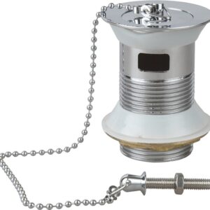 Chrome Plug & Chain Basin Waste